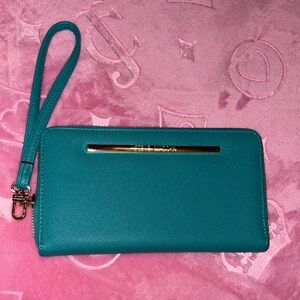 Teal Steve Madden Women's Wristlet